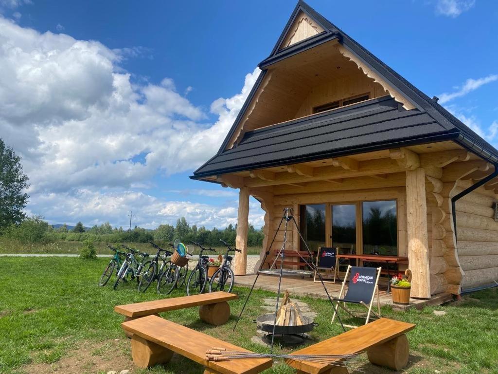 Goralskie Domki U Topora Czarny Dunajec Bagian luar foto